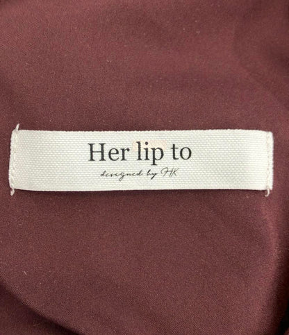 ハーリップトゥ ノースリーブワンピース レディース SIZE S Her lip to