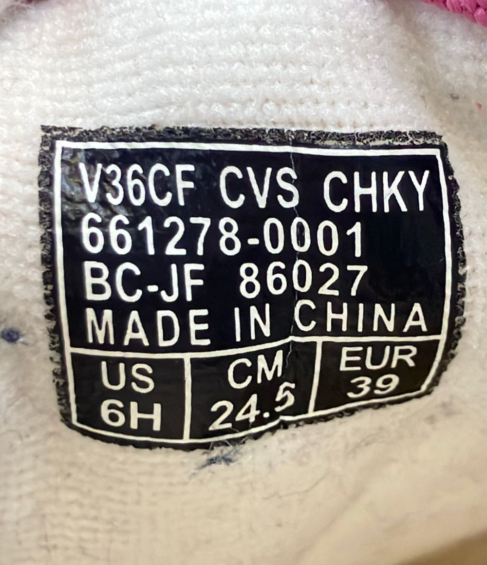 VANS 厚底ローカットスニーカー 661278-0001 レディース SIZE 24.5 (L) ヴァンズ