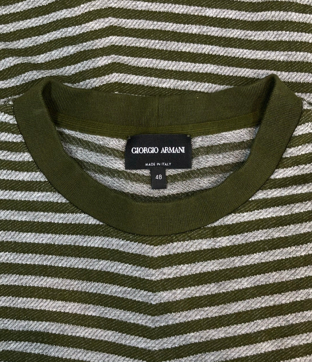 GIORGIO ARMANI 半袖Tシャツ ボーダー GM000244 メンズ SIZE 48 (M) ジョルジオアルマーニ