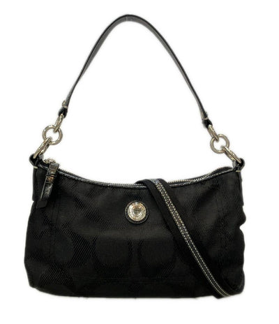 COACH 2way ショルダーバッグ 肩掛け 斜め掛け ラージシグネチャー F15233 レディース コーチ