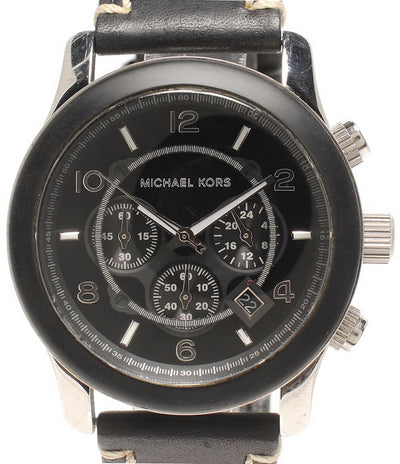 MICHAEL KORS 腕時計 クオーツ ブラック MK-8107 メンズ マイケルコース