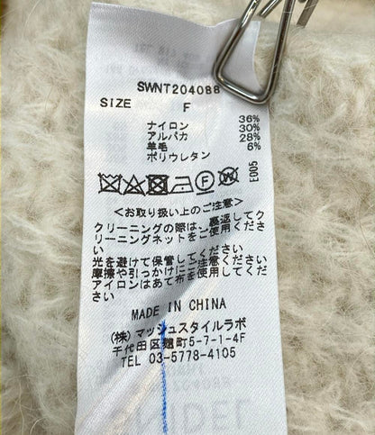 スナイデル ルーズネックモヘヤニットトップス レディース SIZE F (M) snidel