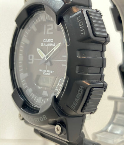 CASIO 腕時計 ソーラー ブラック AQ-S810W メンズ カシオ