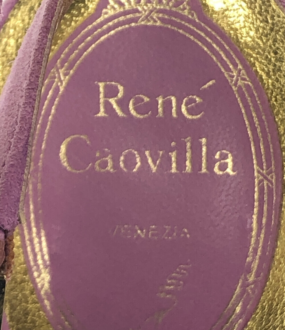 レネカオヴィラ  バックバンドパンプス オープントゥパンプス ハイヒール      レディース SIZE 36 (S) RENE CAOVILLA