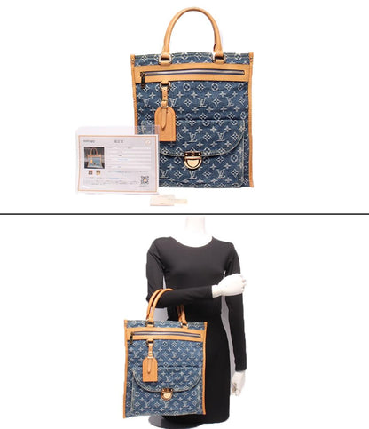 LOUIS VUITTON トートバッグ フラットショッパー モノグラム・デニム M95018 レディース メンズ ルイ・ヴィトン