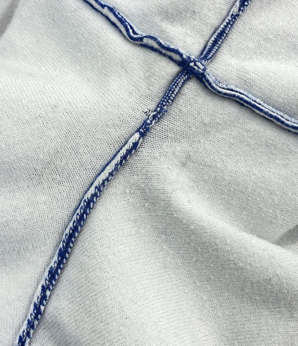 訳あり LOUIS VUITTON 長袖ニット LV スクリブルインターシャ クルーネックニット RM201 TZC HIN81W メンズ SIZE M ルイ・ヴィトン