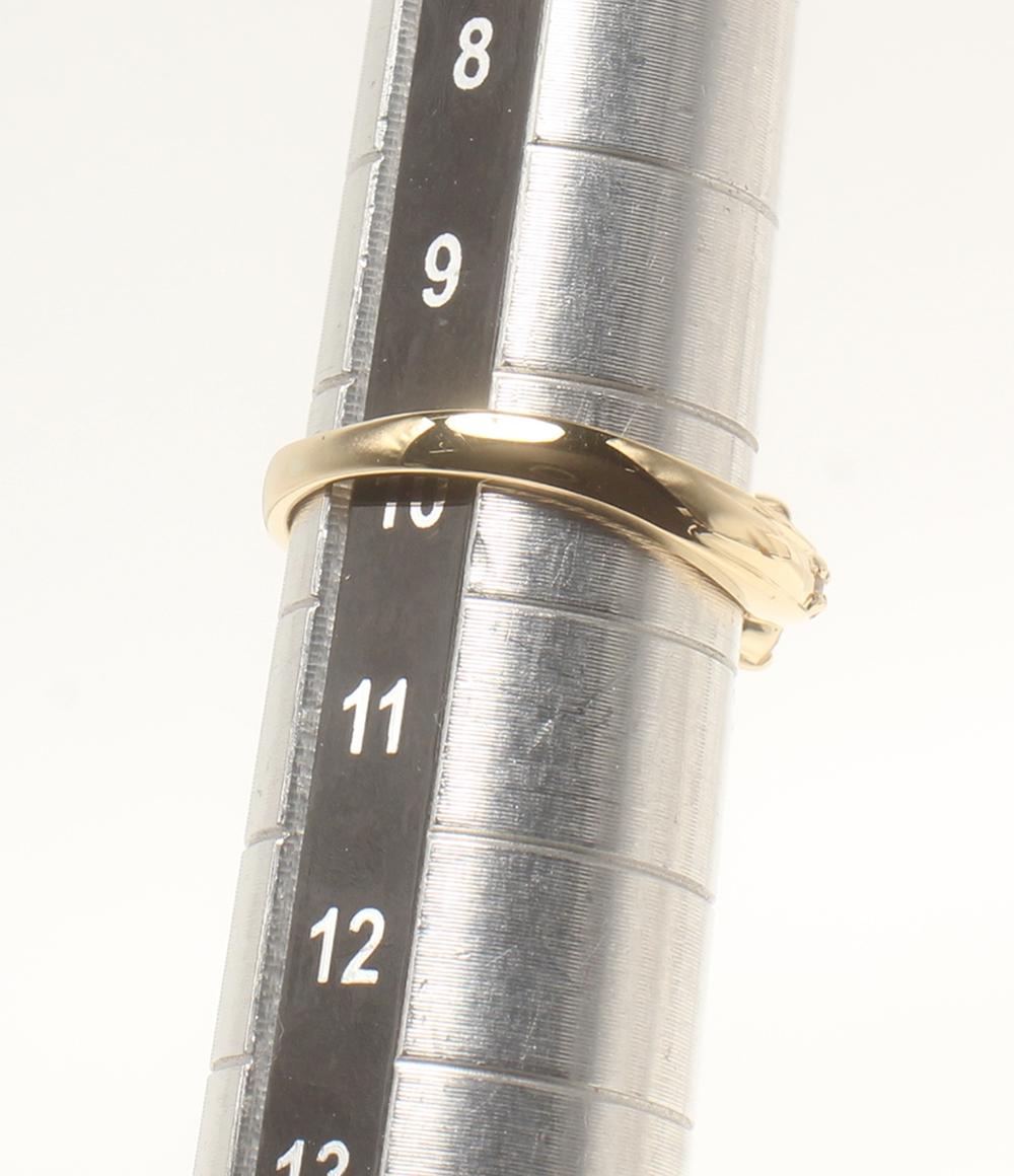 美品 リング 指輪 K18 ダイヤ0.30ct レディース