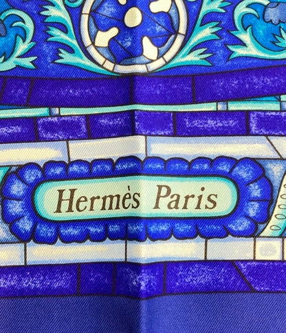 エルメス スカーフ カレ90 シルク100% パリの灯 Limieres de paris レディース HERMES