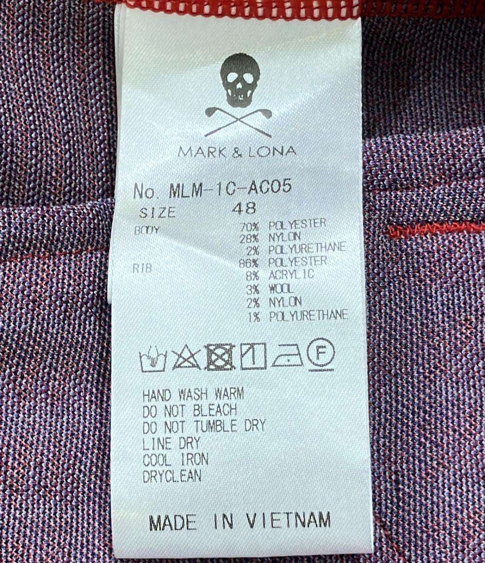 美品 マークアンドロナ フロントハーフジップジャージ メンズ SIZE 48 (L) MARK&LONA