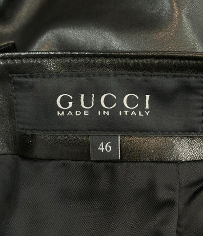 グッチ レザーパンツ レディース SIZE 46 (XL) GUCCI