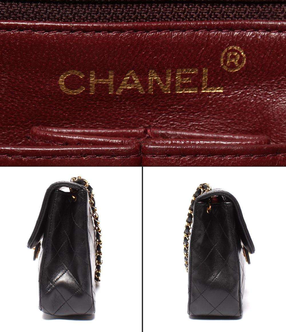 CHANEL チェーンショルダーバッグ 肩掛け 斜め掛け ゴールド金具