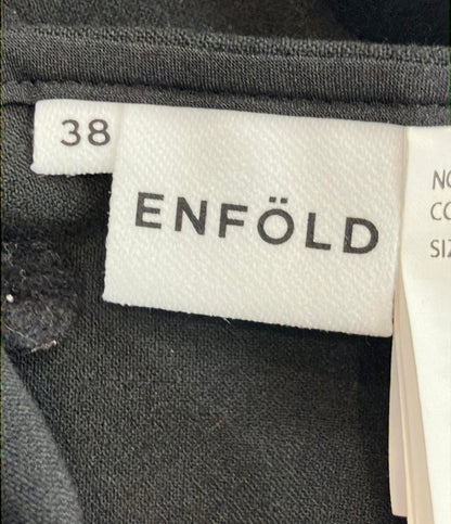 ENFOLD パーカー プルオーバー ショートスリーブ CIRCLE SLEEVE HOODIE 300HA230-0011 レディース SIZE 38 (M) エンフォルド