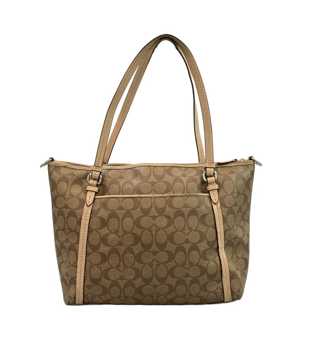 COACH トートバッグ 肩掛け シグネチャー レディース コーチ