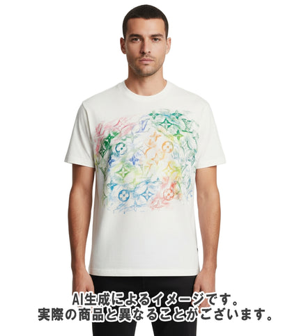 LOUIS VUITTON パステルモノグラム半袖Tシャツ RM211M NPG HKY17W メンズ SIZE M ルイ・ヴィトン