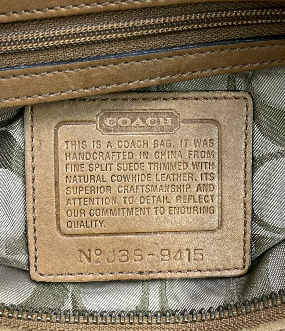 COACH スエード ショルダーバッグ 肩掛け 9415 レディース コーチ