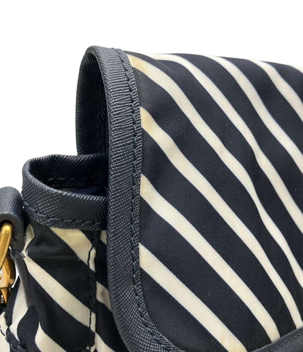 Tory Burch 2way ショルダーバッグ 肩掛け 斜め掛け ストライプ柄 レディース トリーバーチ