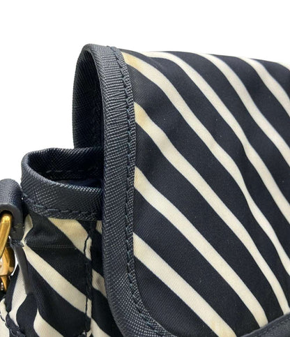 Tory Burch 2way ショルダーバッグ 肩掛け 斜め掛け ストライプ柄 レディース トリーバーチ