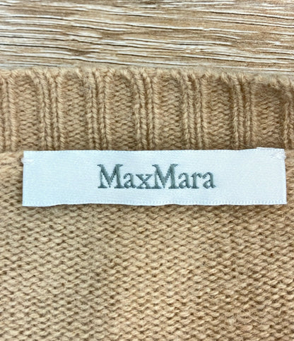 MAX MARA 長袖ニット ウール カシミヤ ベージュ 1951 レディース SIZE S マックスマーラ