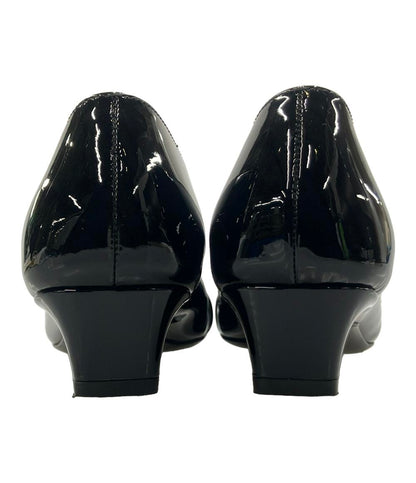 Salvatore Ferragamo ラウンドトゥエナメルパンプス レディース SIZE 5 22.5 サルヴァトーレフェラガモ