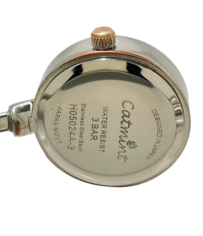 catmint 腕時計 クオーツ シルバー H05024A-3 レディース キャットミント