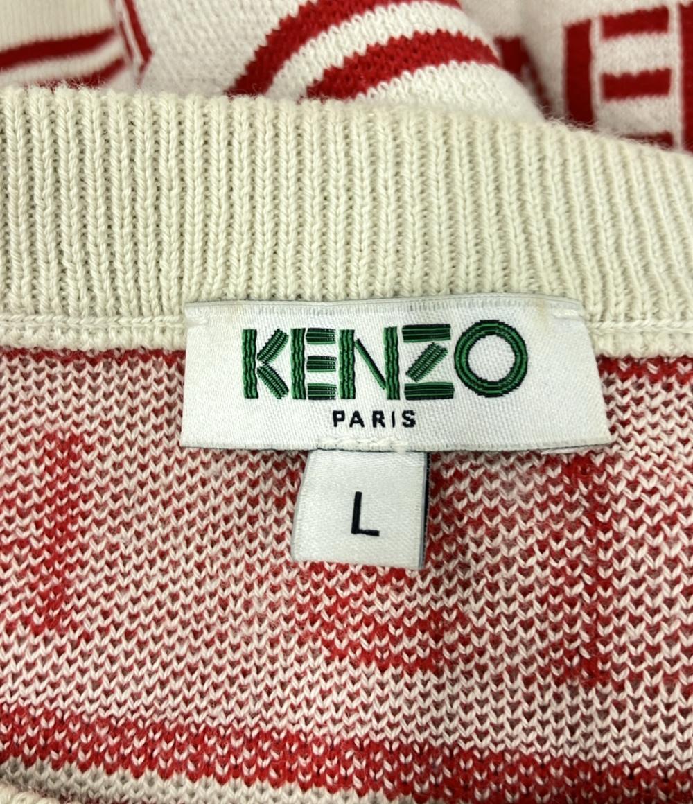 ケンゾー ナイロン混クルーネックニットセーター メンズ SIZE L KENZO