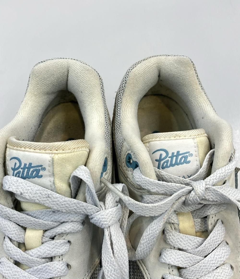 NIKE ローカットスニーカー × Patta AIR MAX 1 Noise Aqua DH1348-004 レディース SIZE 24.0 (L) ナイキ