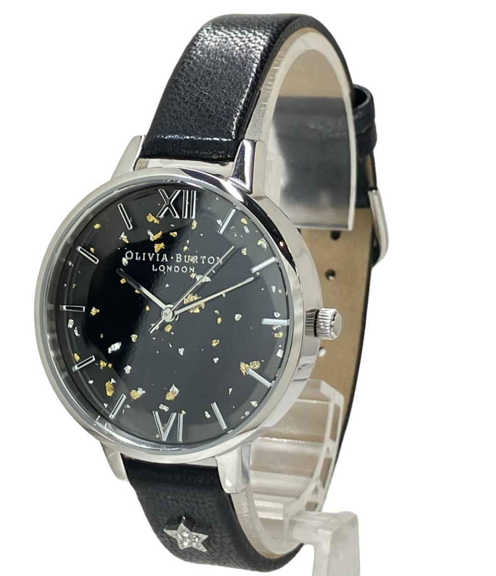 OLIVIA BURTON 腕時計 クオーツ ブラック OB049 レディース オリビアバートン