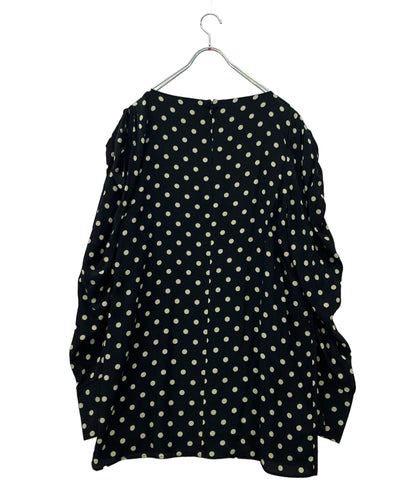 NINA RICCI 長袖ワンピース ポルカドット シルク ミニドレス レディース ニナリッチ