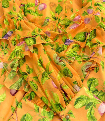 美品 LOULOU WILLOUGHBY 長袖 ワンピース レディース SIZE 2 (M) ルル ウィルビー