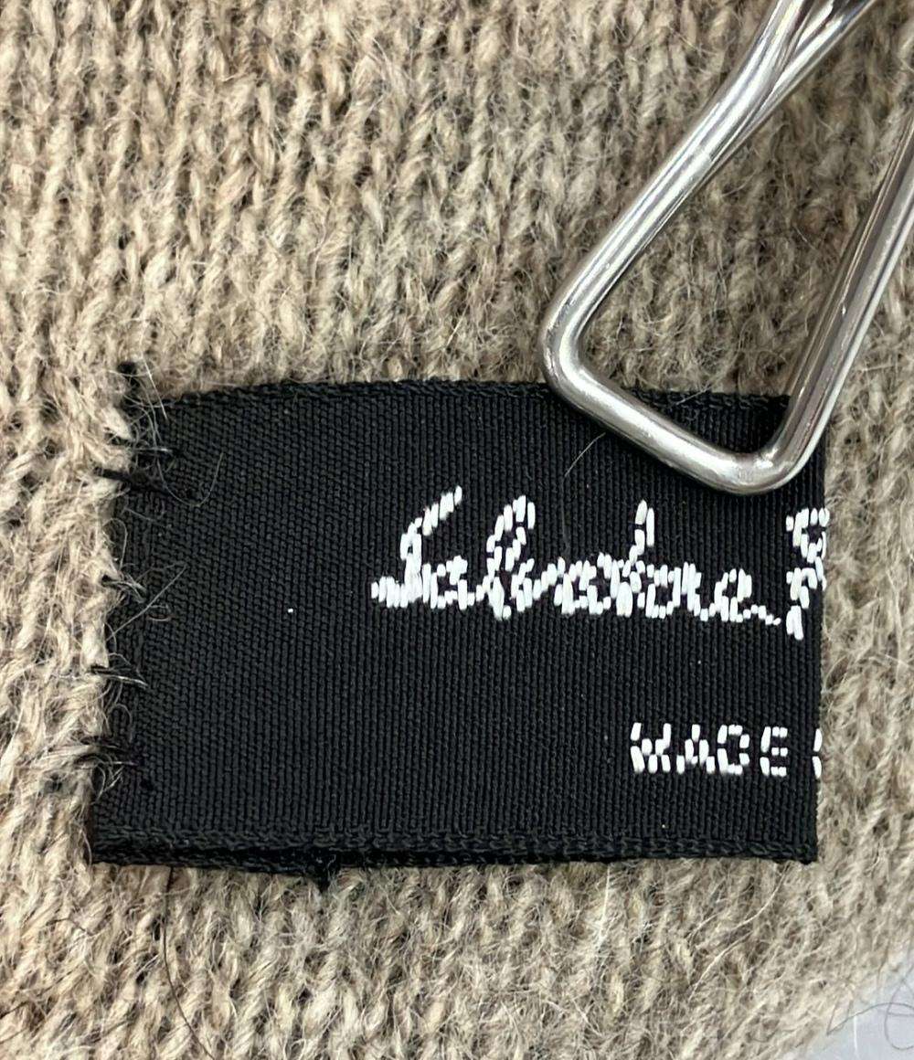 サルヴァトーレフェラガモ レザー手袋 カシミヤ100% レディース Salvatore Ferragamo