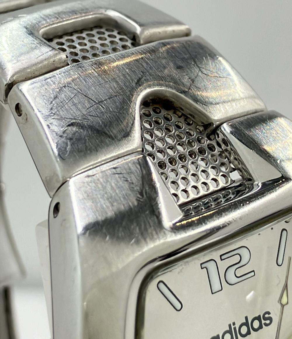 adidas 腕時計 クオーツ シルバー 10-5037 メンズ アディダス