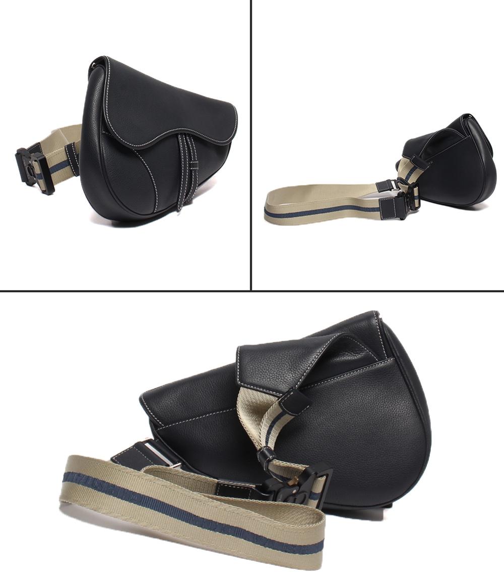 美品 Dior ショルダーバッグ ボディバッグ サドルバッグ メンズ