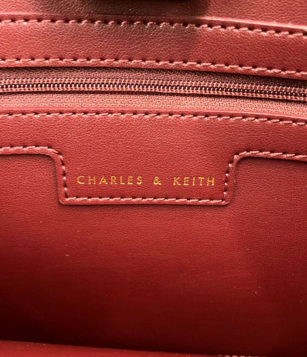 CHARLES&KEITH 2way トートバッグ ショルダーバッグ 肩掛け レディース チャールズ＆キース