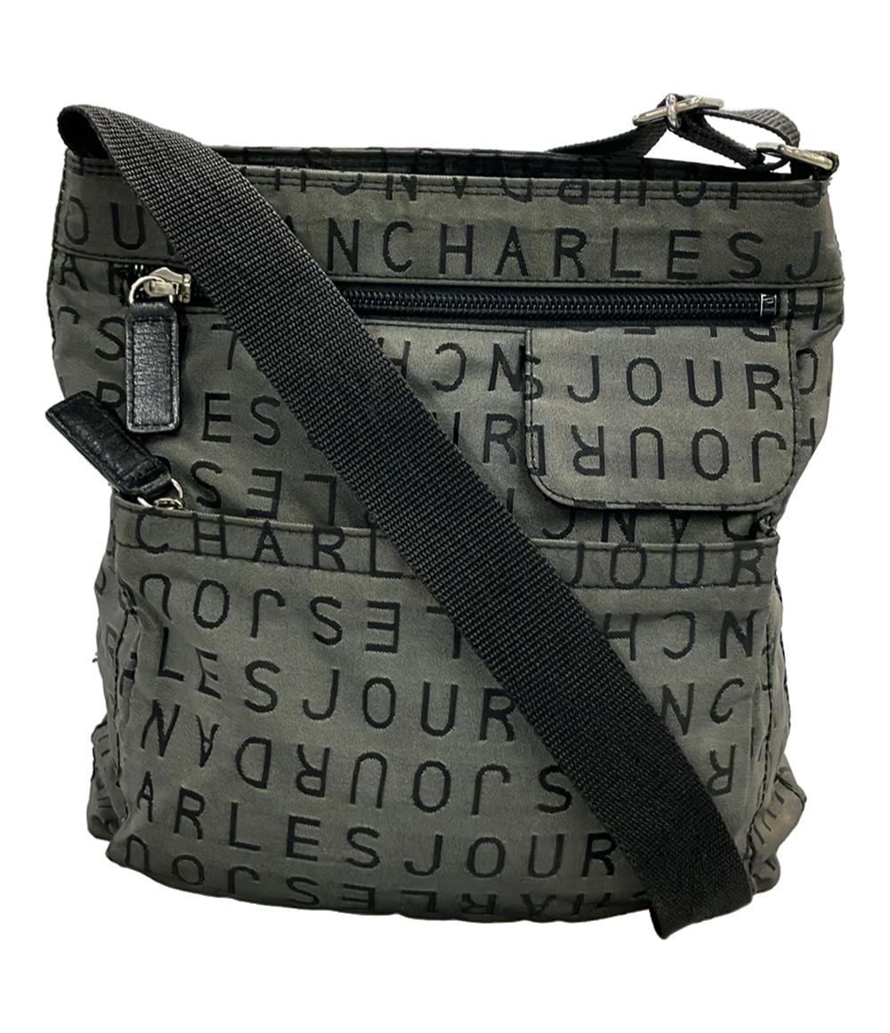シャルル・ジョルダン ショルダーバッグ 斜め掛け 総柄 ナイロン レディース CHARLES JOURDAN