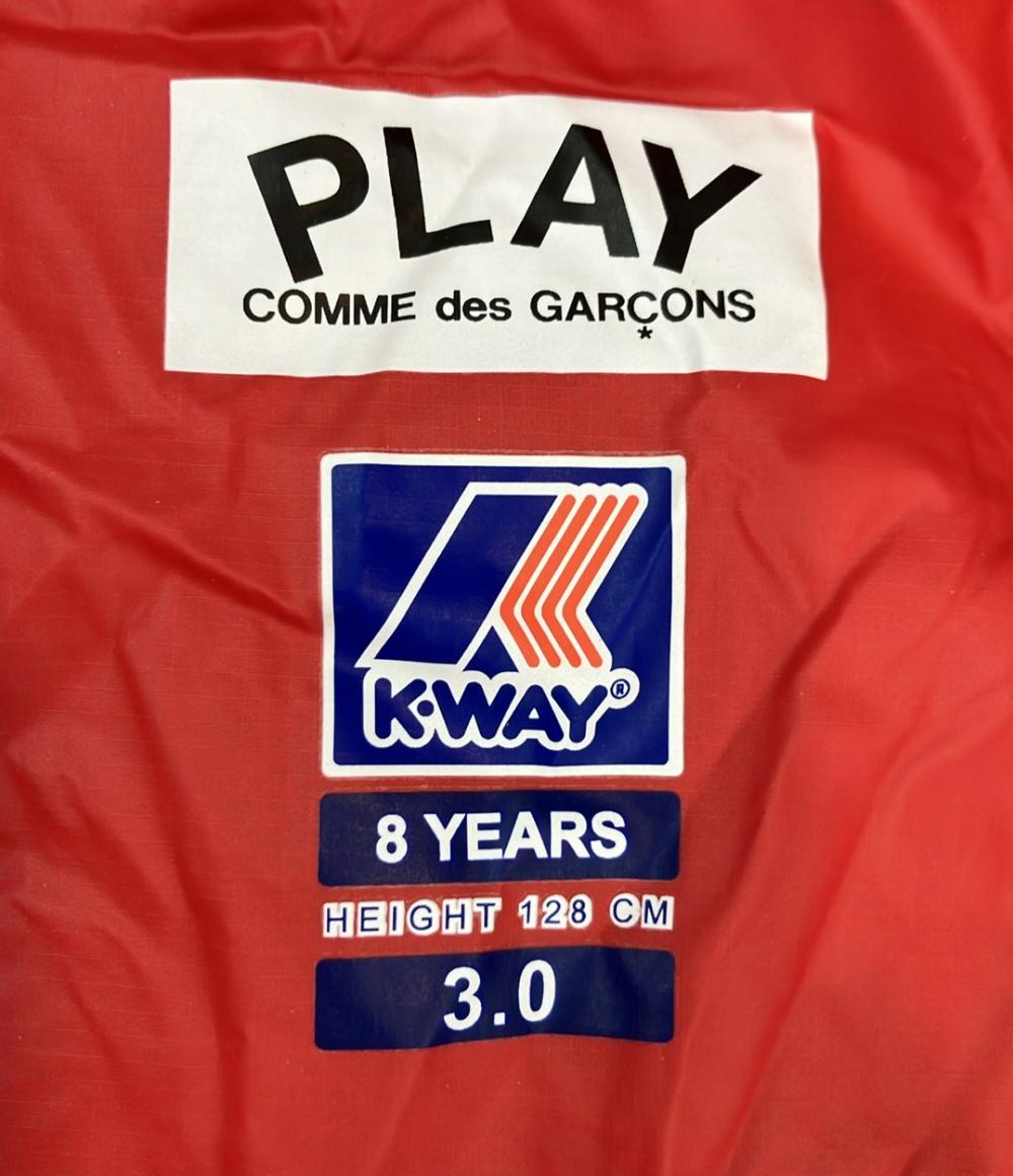 PLAY COMME des GARCONS パーカー ナイロンジャケット ×K-WAY ジップアップ PLAY K-WAY Full Zip KIDS キッズ SIZE 8 (128) プレイコムデギャルソン