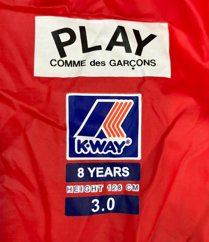 PLAY COMME des GARCONS パーカー ナイロンジャケット ×K-WAY ジップアップ PLAY K-WAY Full Zip KIDS キッズ SIZE 8 (128) プレイコムデギャルソン