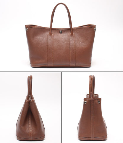 HERMES ハンドバッグ □P刻印 シルバー金具 ガーデンパーティTPM レディース エルメス
