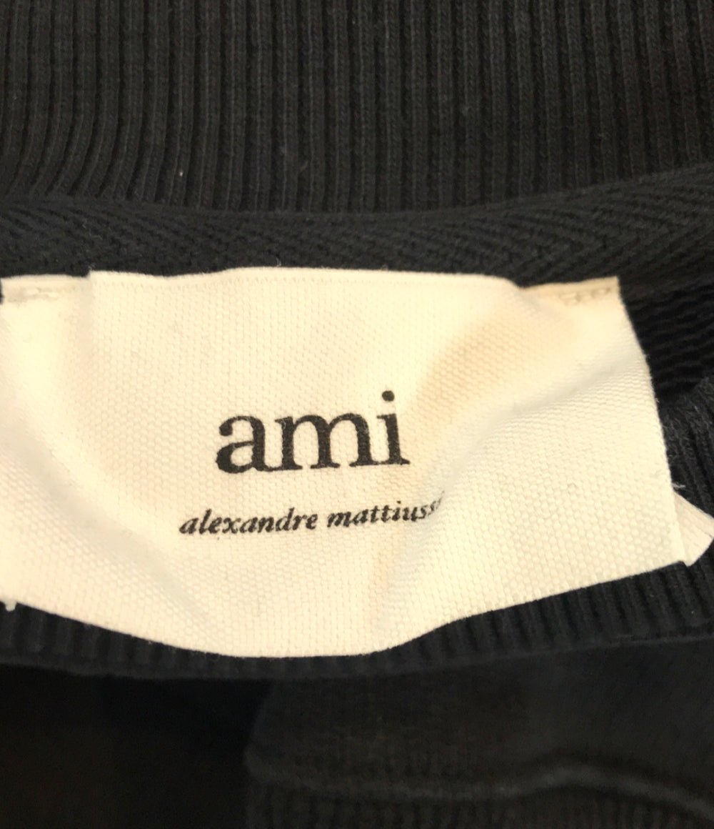 ami paris スウェットシャツ ロゴ刺繍 プリント AMI Paris France ロゴ