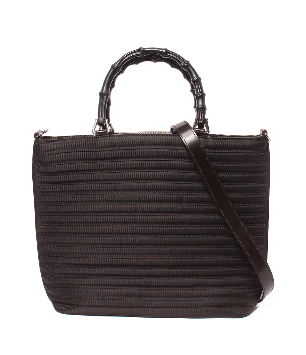 GUCCI 2WAY ハンドバッグ ショルダーバッグ 肩掛け 斜め掛け バンブー 000 1998 0588 レディース グッチ