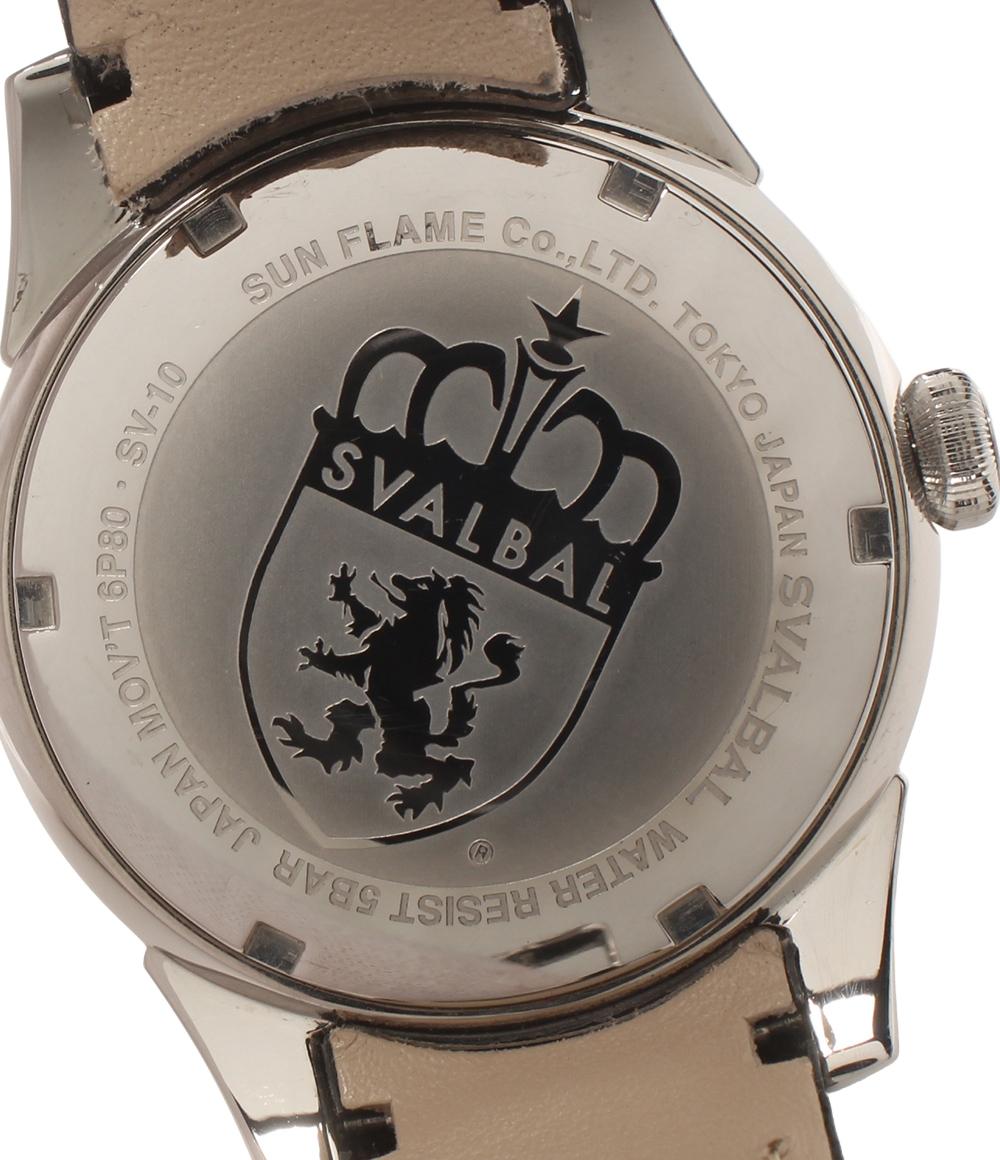 SVALBAL 腕時計 クオーツ ブラック SV-10 メンズ スヴァルバル
