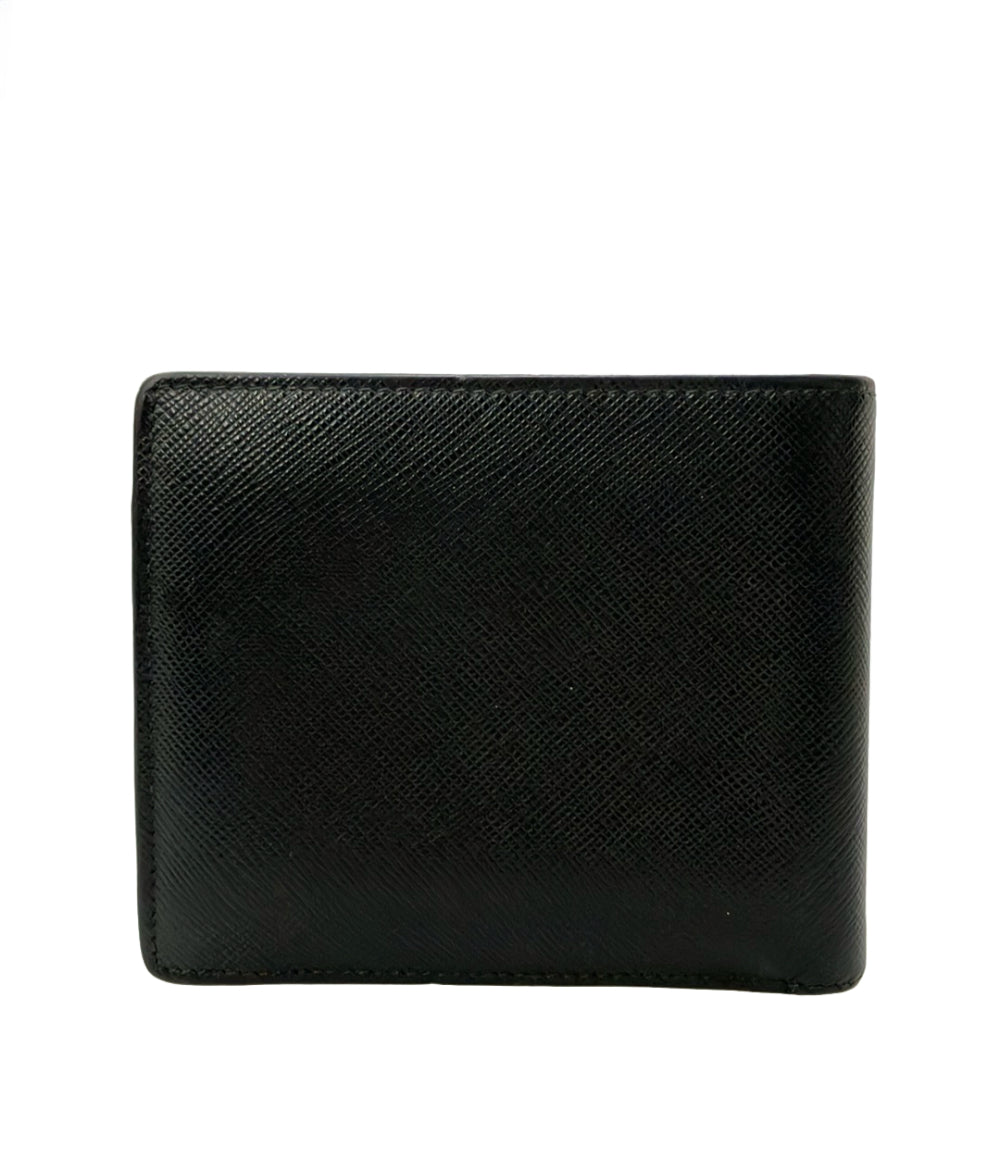 美品 PRADA 二つ折り財布 サフィアーノレザー メンズ プラダ