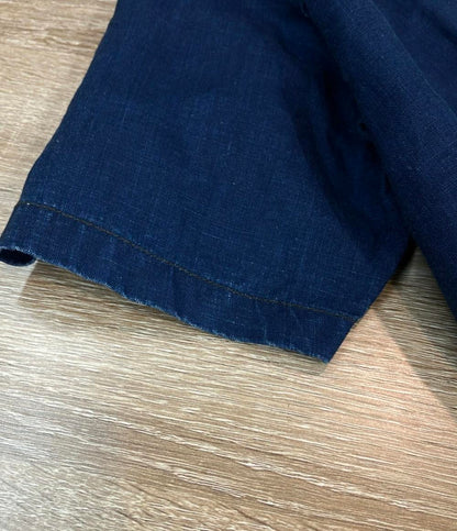 RRL カバーオール リネン インディゴ つなぎ ジャンプスーツ オーバーオール レディース SIZE 2 (S) ダブルアールエル