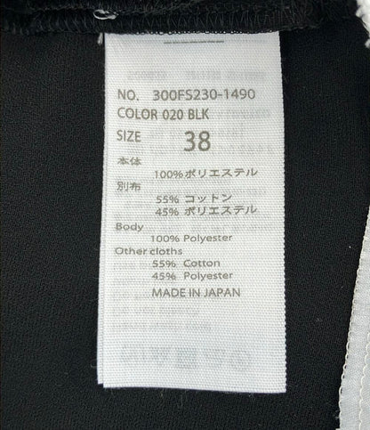 エンフォルド 長袖ジョーゼットメンズレイヤードプルオーバー レディース SIZE 38 (S) ENFOLD