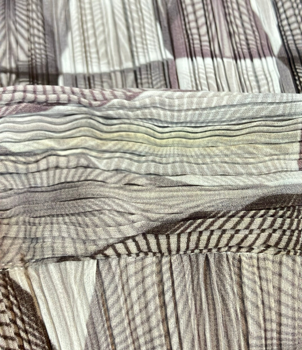 ISSEY MIYAKE 長袖 ブラウス IM93FJ746 レディース SIZE 2 イッセイミヤケ