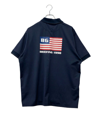 BRIEFING 半袖ポロシャツ MS BG FLAG POLO RF BRG243M06 メンズ SIZE L ブリーフィング