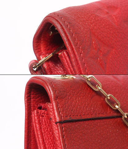 LOUIS VUITTON チェーンショルダーバッグ 肩掛け 斜め掛け チェーンウォレット ポシェット サンジェルマン モノグラム アンプラント M60640