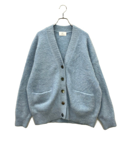 美品 1er Arrondissement FOXアルパカ混Vネックカーディガン B1044AKD420 レディース プルミエ アロンディスモン