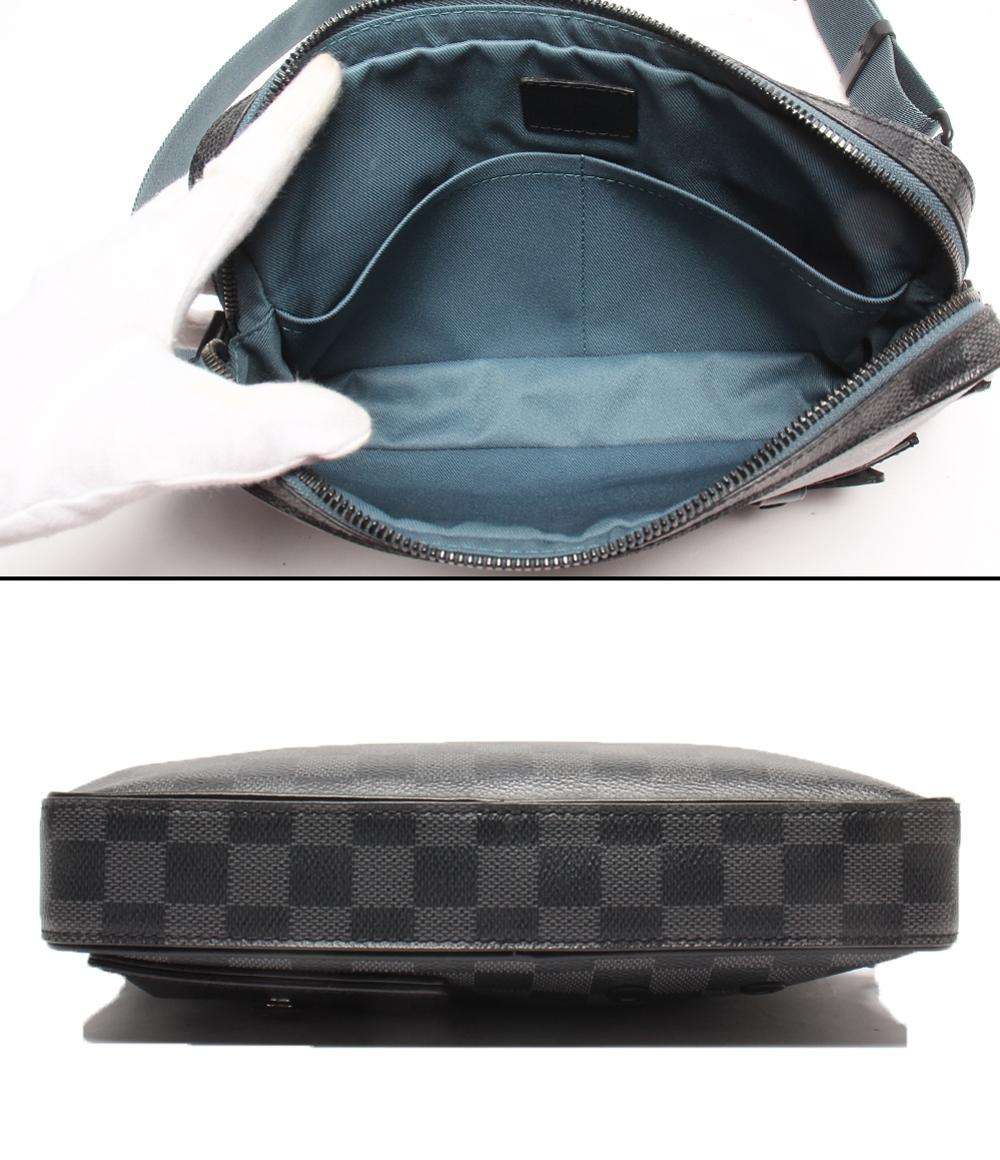 ルイ・ヴィトン ショルダーバッグ 斜め掛け アルファ メッセンジャー ダミエ グラフィット N40188 メンズ LOUIS VUITTON