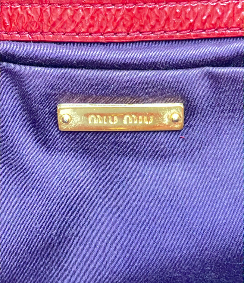 Miu Miu 2wayショルダーバッグ ハンドバッグ 斜め掛け マテラッセ レディース ミュウ ミュウ
