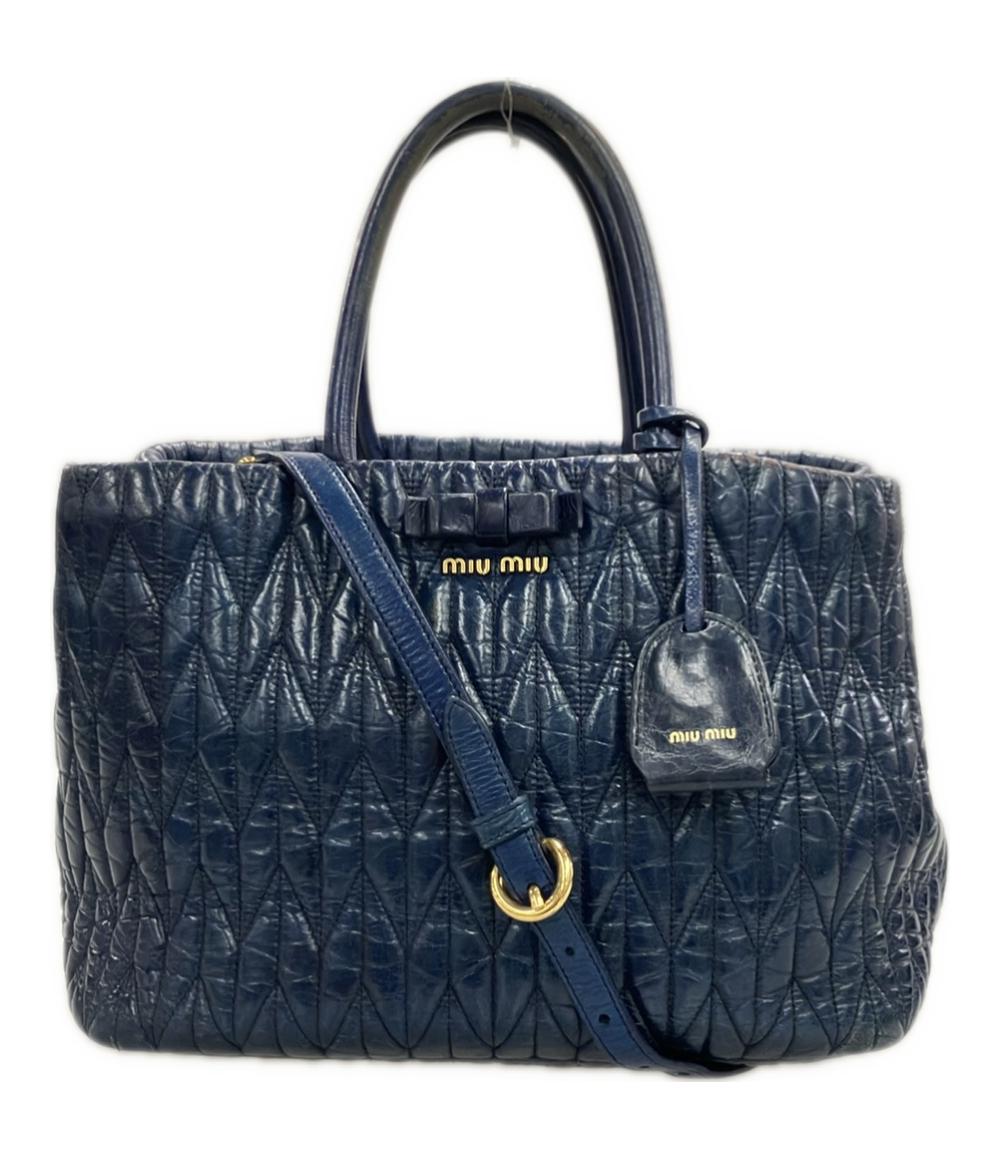 ミュウ ミュウ ハンドバッグ ショルダーバッグ 2WAY 斜め掛け レディース Miu Miu